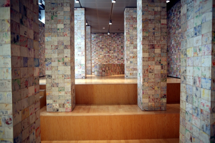 <p>Installation view of <span class="italic">Terry Karson: Commons</span></p>